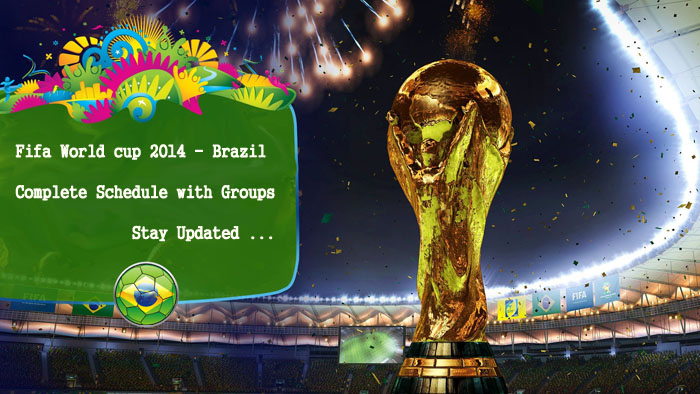 Fifa world cup 2014 complete schedule