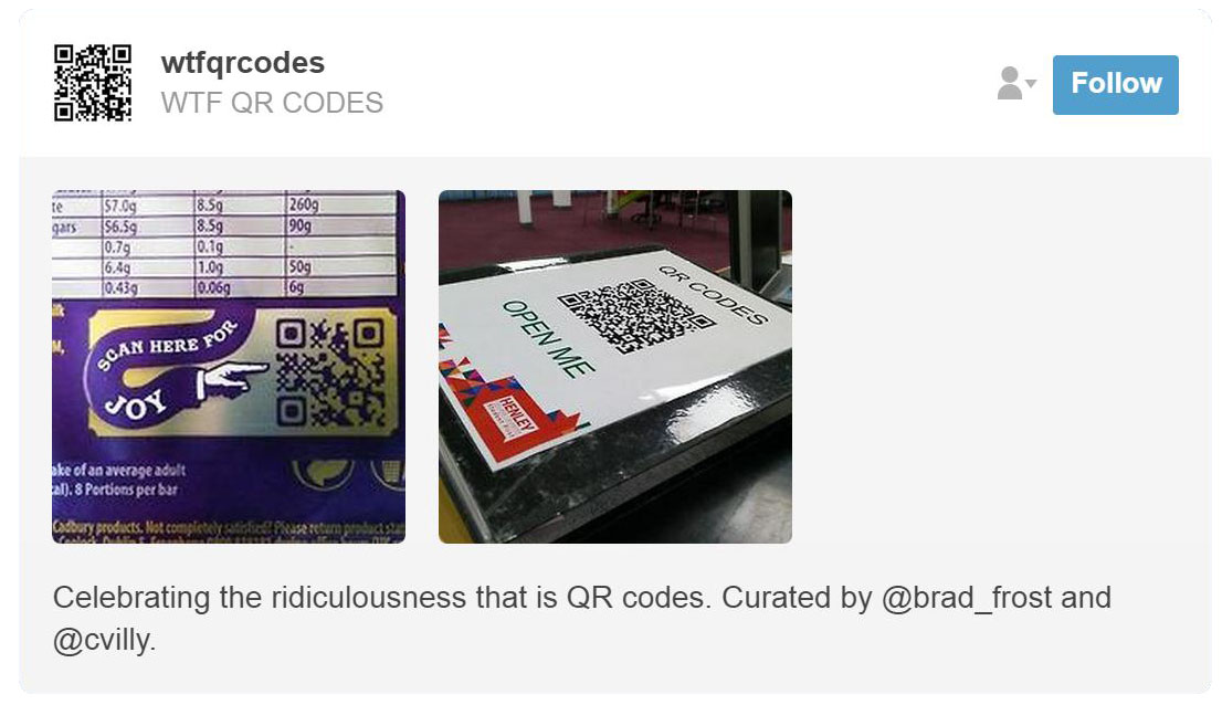 WTF QR Codes